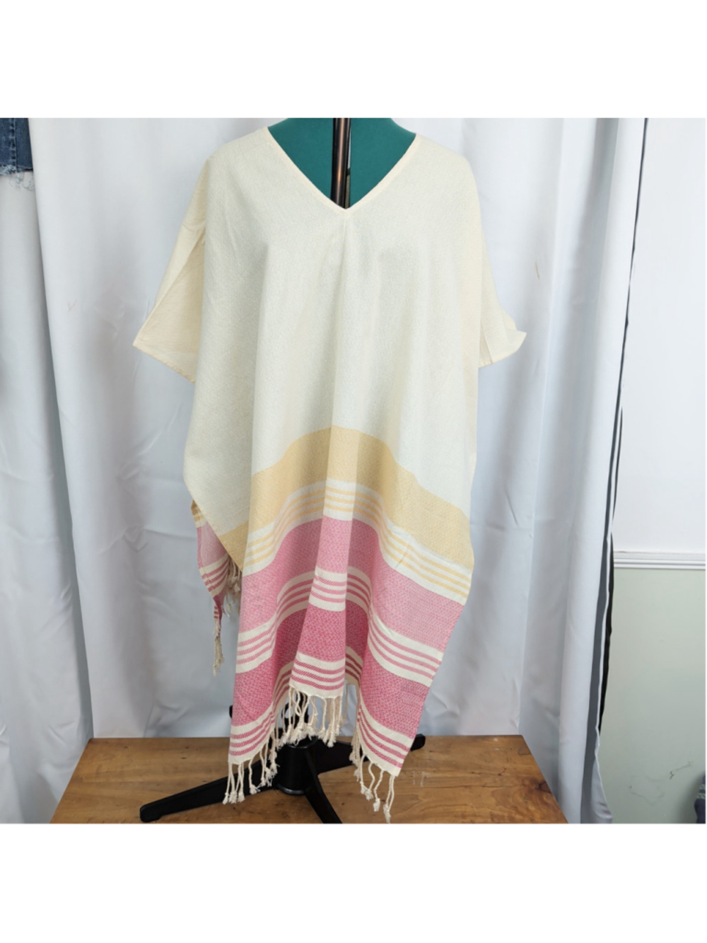 Tribe Alive lightweight cotton poncho